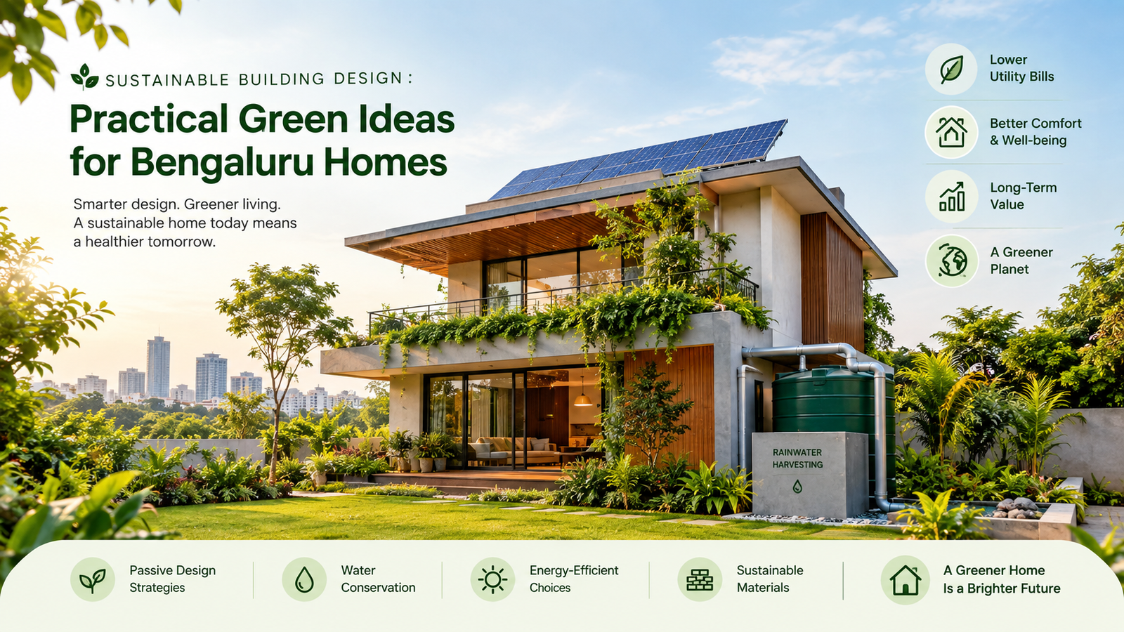 Sustainable Building Design: Practical Green Ideas for Bengaluru Homes